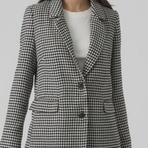 Vera Moda Curve Houndstooth Blazer